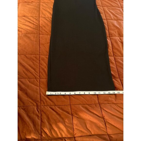 Zara Trafaluc women’s sz S Black Long Sleeve Bodycon Dress ,Red & White Striped‎ - Picture 12 of 16